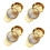 Stainless Steel Tea Strainer with Drip Bowl 4-Pack 1