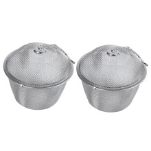 Stainless Steel Tea Infuser with Twist Lock and Hook Chain