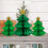 Honeycomb Paper Christmas Tree Decor 3 pcs 6