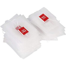 Tea Filter Bags Nylon Unbleached Paper 100 pcs