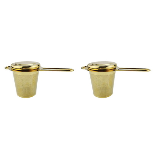 Tea Strainer Golden Barrel 2 Pack