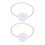 Pink Curtain Holders Polyester 2Pcs 2
