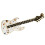 Guitar-shaped enamel pin white 1 piece 5