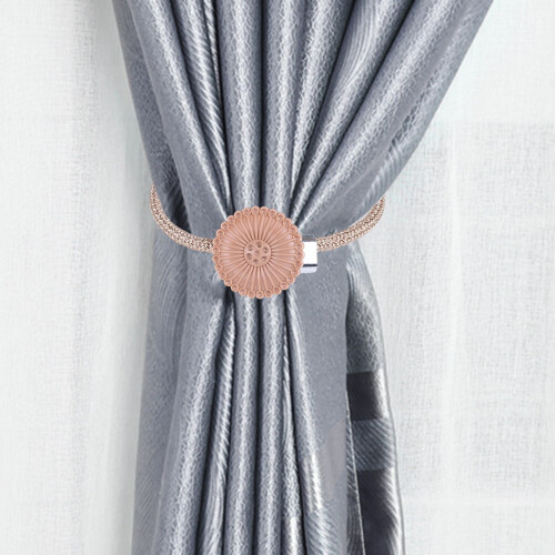 Pink Curtain Holders Polyester 2Pcs 2