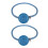 Pink Curtain Holders Polyester 2Pcs 5