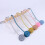 Pink Curtain Holders Polyester 2Pcs 7