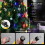 LED Net String Lights 5FT x 5FT 96 LEDs 8 Modes Multicolor 3