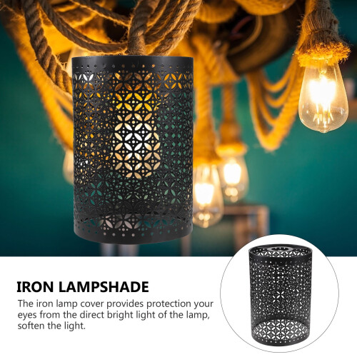 Wrought Iron Lamp Shade Floor or Table Light Cover 1