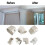 PVC air conditioner line cover end cap 3