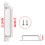Aluminum Barn Door Handle Sliding Hardware Silver 2