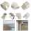 PVC air conditioner line cover end cap 6