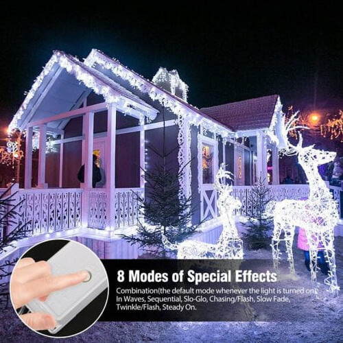 Outdoor Extendable String Lights 32.8FT 100 LED 2