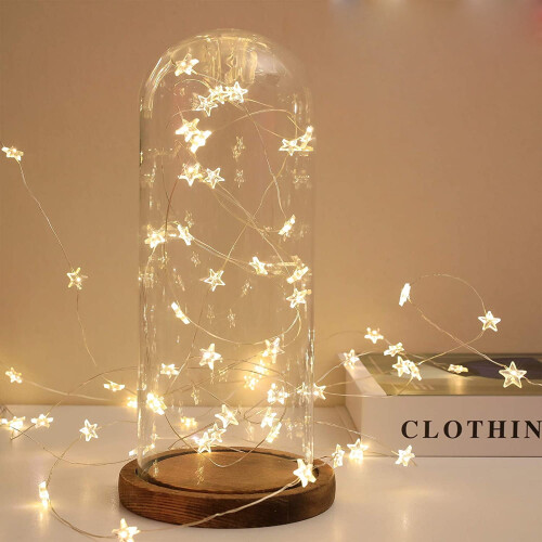 Mini Star String Lights Indoor 13.1FT 40 LED Battery Powered 1