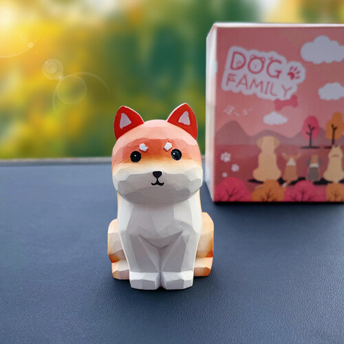 Resin Dog Statue Cartoon Style 1 Piece 2