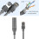 2 PCS Ethernet Cable Adapter for Starlink SPX Plug to RJ45 Connector for Gen3 Dishand Router,Rectangular Satellite 3.3ft 3