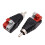 RCA audio speaker wire adapter cable 2 pcs 5