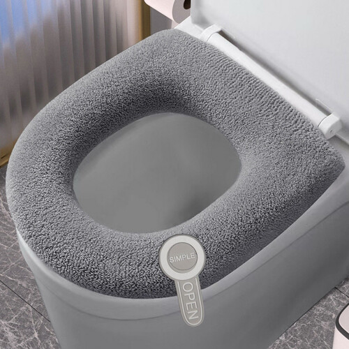 Round Toilet Seat Cushion U-Shaped with Handle 2
