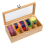 Bamboo Tea Bag Organizer with 5 Compartments 3