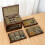 Vintage Large Capability Multi Layer Jewelry Box for Jewelry Storage Light Luxury Rectangular Storage Wooden Box 5