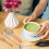 Electric Matcha Whisk Set with Scoop Spoon Sifter 6