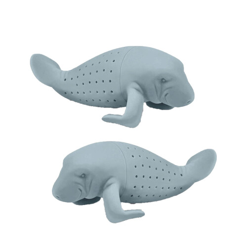 Silicone Tea Strainer Reusable 2PCS 1