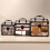 Gardenne clear makeup case with handle and lock, large 8