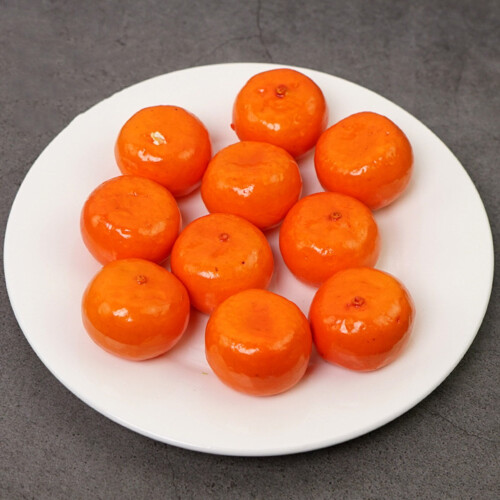 Homeer artificial fruit set foam realistic 10 pcs 2