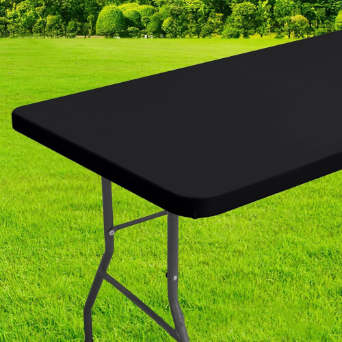 Picnic Table Cloth Stretchable Waterproof Windproof 2