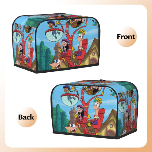 Phineas and Ferb toaster cover 2-slice polyester 1