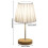 Wooden LED Table Lamp with Dimmer Remote and Timer 3
