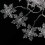 Christmas Snowflake Window Curtain Lights 96 LED 11.5ft 6