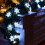 Christmas Snowflake Window Curtain Lights 96 LED 11.5ft 7