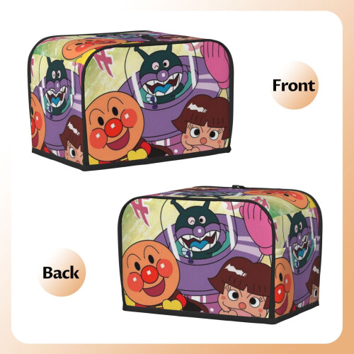 Anpanman toaster cover 2-slice polyester dust and 1
