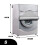 Front Load Dryer Cover Dustproof Waterproof Storage 2