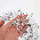 Star Tinsel Garland with Wire Silver 25ft 3PCS 3