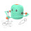 Interactive Drawing Robot for Kids with 100 Word Cards 2