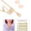 Beige lavalier lapel microphone 3.5mm 3-pin/4-pin XLR 6