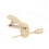 Beige lavalier lapel microphone 3.5mm 3-pin/4-pin XLR 4