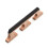 Maple and Ebony Banjo Bridge 3-Footed for 4-6 String 5