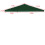 Lovote gazebo replacement canopy top 10x10 ft green 2