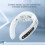 Gecheer Neck Massager USB Rechargeable Pulse Heating with 4