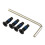Electric Scooter Mounting Screw Kit with Wrench for Ninebot 2