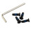 Electric Scooter Mounting Screw Kit with Wrench for Ninebot 4