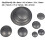 Audio Woofer Dust Cap Replacement 2 pcs 4