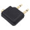 Airplane Headphone Adapter Golden Plated 3.5mm 4 Pack 3