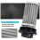 Universal Filter BLACK AN10 Inline Fuel Filter E85 Ethanol with 100μm (0.1MM) Stainless Steel Element 5