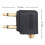Airplane Headphone Adapter Golden Plated 3.5mm 4 Pack 6
