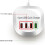 USB Charging Hub Quick Charge 3.0 4-Port White 5