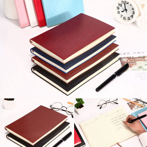 PU Leather Notebook 6 Colors 4 Pack 100 Lined Pages 1