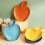 Homerr fruit-shaped serving plate with sauce holder, 3